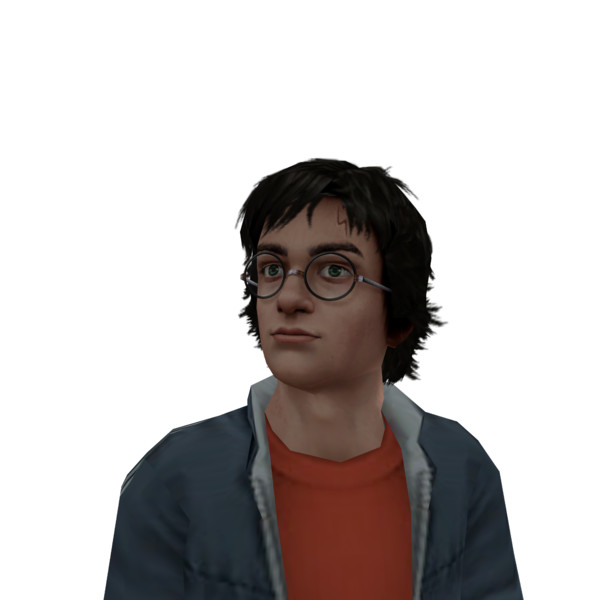 free harry potter hermione granger 3d model - Harry Potter, Hermione Granger, & Ron Weasley by hunterkrech